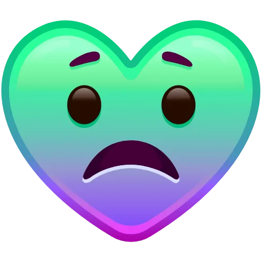 Стикер 24 Heart Emoji