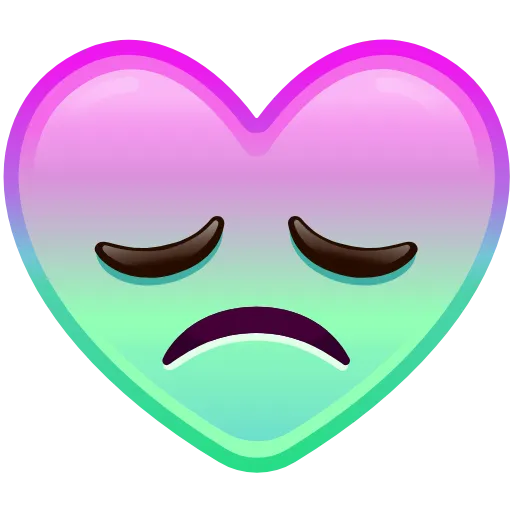 Стикер 23 Heart Emoji