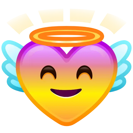 Стикер 8 Heart Emoji