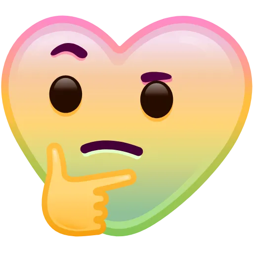Стикер 43 Heart Emoji