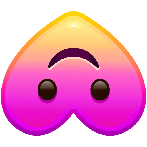 Стикер 9 Heart Emoji