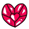 Стикер 41 ❤️ Hearts-2 - сердечки