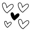 Стикер 25 ❤️ Hearts-2 - сердечки