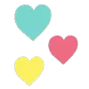 Стикер 33 ❤️ Hearts-2 - сердечки