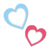Стикер 8 ❤️ Hearts-2 - сердечки