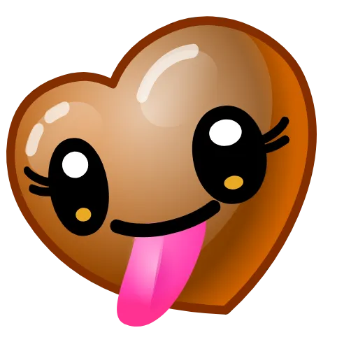 Стикер 9 Hearts Emoji - эмоджи сердечки