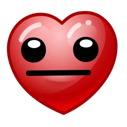 Стикер 34 Hearts Emoji - эмоджи сердечки