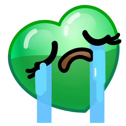 Стикер 16 Hearts Emoji - эмоджи сердечки