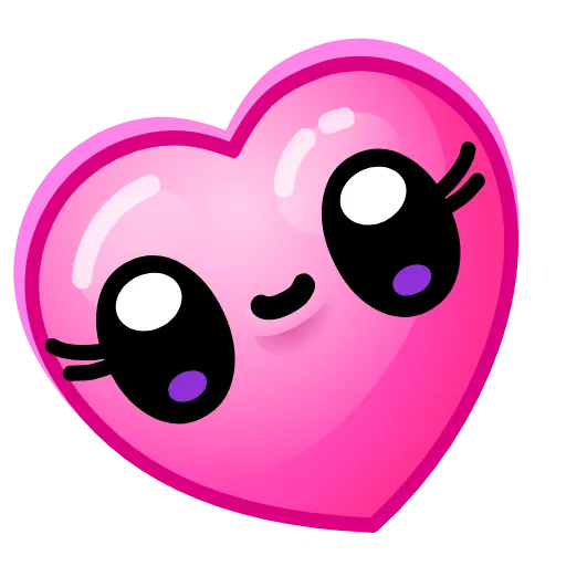 Стикер 30 Hearts Emoji - эмоджи сердечки