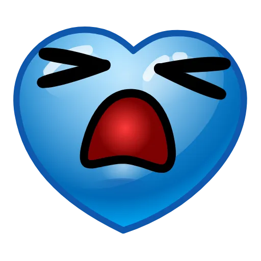 Стикер 13 Hearts Emoji - эмоджи сердечки