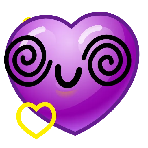 Стикер 21 Hearts Emoji - эмоджи сердечки
