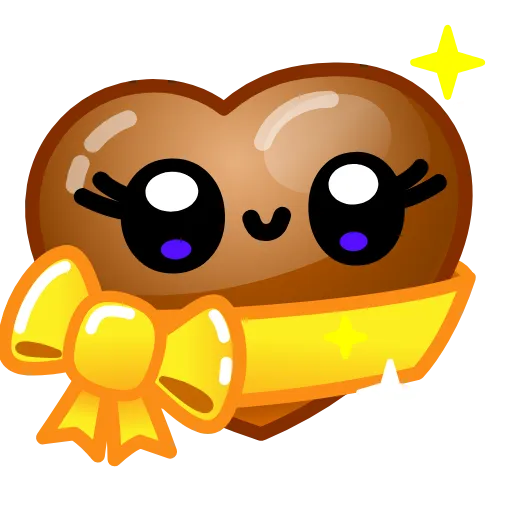 Стикер 33 Hearts Emoji - эмоджи сердечки