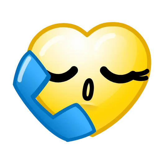 Стикер 35 Hearts Emoji - эмоджи сердечки