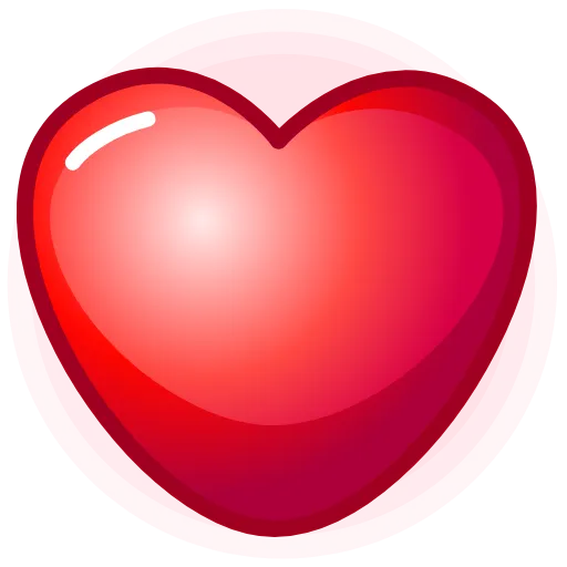 Стикер 40 Hearts