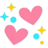 Стикер 28 🩷Hearts - ещё сердечки ко дню святого валентина