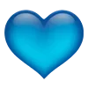 Стикер 40 💙 Пак красивых сердечек