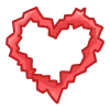 Стикер 33 Hearts