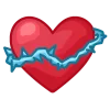 Стикер 18 Hearts