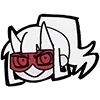 Стикер 26 Helltaker Emoji Pack