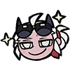 Стикер 3 Helltaker Emoji Pack
