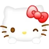 Стикер 28 Hello Kitty Emoji