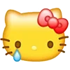 Стикер 8 Hello Kitty Emoji