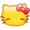 Стикер 7 Hello Kitty Emoji
