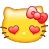 Стикер 4 Hello Kitty Emoji