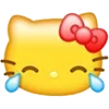 Стикер 5 Hello Kitty Emoji