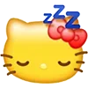 Стикер 12 Hello Kitty Emoji