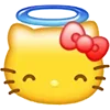 Стикер 3 Hello Kitty Emoji