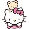 Стикер 44 ❤️ Набор эмоджи «Hello Kitty»