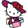 Стикер 26 ❤️ Набор эмоджи «Hello Kitty»