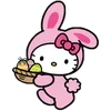 Стикер 17 ❤️ Набор эмоджи «Hello Kitty»