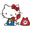 Стикер 34 ❤️ Набор эмоджи «Hello Kitty»