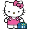 Стикер 42 ❤️ Набор эмоджи «Hello Kitty»