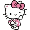 Стикер 40 ❤️ Набор эмоджи «Hello Kitty»