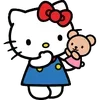 Стикер 41 ❤️ Набор эмоджи «Hello Kitty»