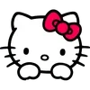 Стикер 14 ❤️ Набор эмоджи «Hello Kitty»