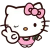 Стикер 35 ❤️ Набор эмоджи «Hello Kitty»