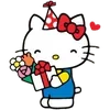 Стикер 19 ❤️ Набор эмоджи «Hello Kitty»