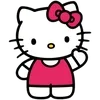 Стикер 38 ❤️ Набор эмоджи «Hello Kitty»