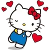 Стикер 36 ❤️ Набор эмоджи «Hello Kitty»