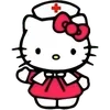 Стикер 31 ❤️ Набор эмоджи «Hello Kitty»