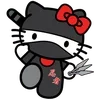Стикер 6 ❤️ Набор эмоджи «Hello Kitty»