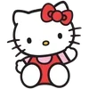 Стикер 11 ❤️ Набор эмоджи «Hello Kitty»