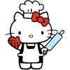 Стикер 18 ❤️ Набор эмоджи «Hello Kitty»