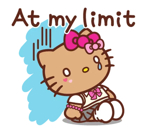 🥲 Стикер «Gyaru Hello Kitty» для Telegram