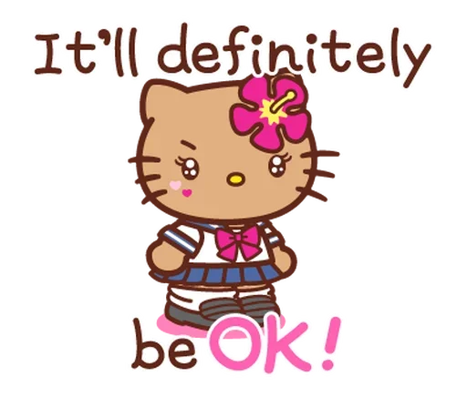 ❕ Стикер «Gyaru Hello Kitty» для Telegram