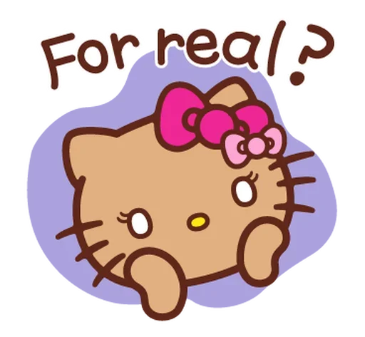 😱 Стикер «Gyaru Hello Kitty» для Telegram